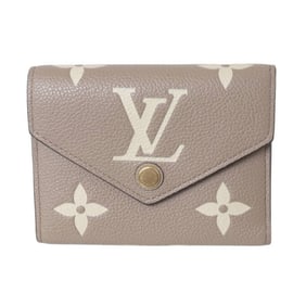 LOUIS VUITTON Louis Vuitton Portefeuille Victorine Bifold Wallet Monogram Empreinte Tourterelle