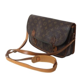 LOUIS VUITTON Gibessier MM Shoulder Bag Monogram M42247 AR0975