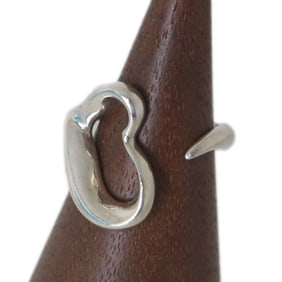 Tiffany & Co. Heart Ring PERETTI 925 Silver 5.9g