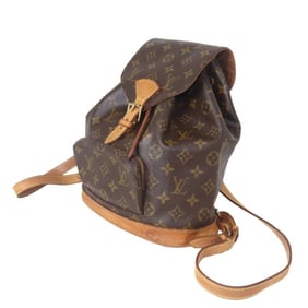 LOUIS VUITTON Montsouris PM Backpack Monogram Brown M51137 SP0918