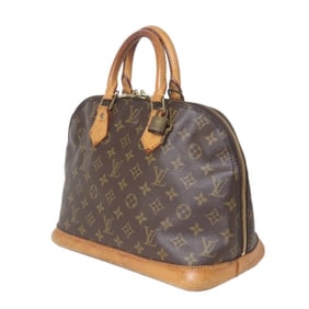 LOUIS VUITTON Alma Handbag Monogram Brown M51130 BA0994