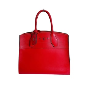 Louis Vuitton Infini City Steamer PM Handbag in Calfskin, M53029, Red