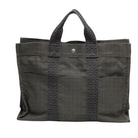 Hermes Hermès Air Line Tote MM Canvas Business Bag in Gray