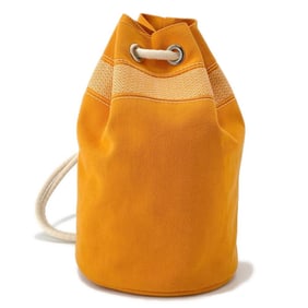 Hermes Hermès Sac Marine Recife PM Shoulder Bag in Orange Canvas.