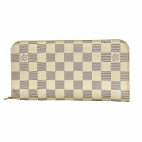 Louis Vuitton Damier Azur Portefeuille Ansolite Long Wallet N63072 White Women's