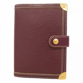 Louis Vuitton Suhali Agenda PM Planner Cover R20889 Prune Women's