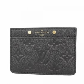 Louis Vuitton Monogram Empreinte Porte Carte Sample Card Case M69171 Black Women's