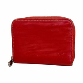 Louis Vuitton Epi Zippy Coin Purse M60382 Carmine Women's