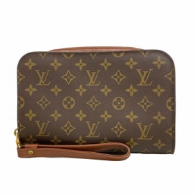 Louis Vuitton Monogram Orsay Clutch Bag M51790 Brown Men's