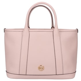 MICHAEL KORS LUISA Pebbled Leather 2-Way Tote Bag, Soft Pink, Women's, 30R4G99S2L