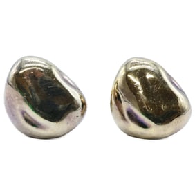 BOTTEGA VENETA stud earrings in antique gold for women