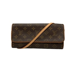 LOUIS VUITTON Monogram Pochette Twin GM Shoulder Bag M51852 D4