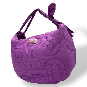 Marc by Marc Jacobs MARC BY JACOBS Nylon Quilted Shoulder Bag, Handbag, One-Shoulder, Purple, T4