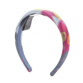 Vivienne Westwood Halftone Orb Hairband, Silk, Women's, Blue, Multicolor, S81020022W0166001