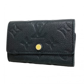 Louis Vuitton Monogram Empreinte Multicle 6 Key Case M64421 Noir Women's