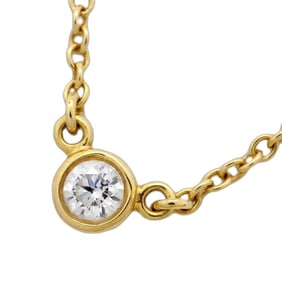Tiffany Necklace By the Yard 1PD 18KYG Yellow Gold Diamond Women's