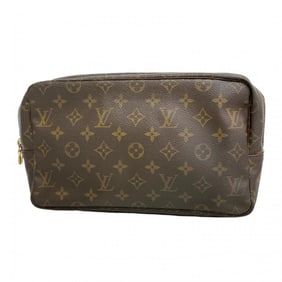 Louis Vuitton Monogram True Toilet Wallet 28 M47522 Brown Women's Pouch