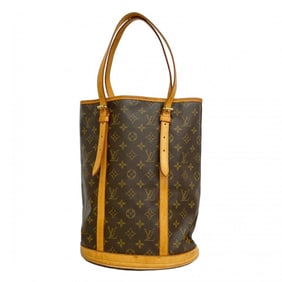 Louis Vuitton Monogram Bucket GM Tote Bag M42236 Brown Women's