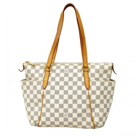 Louis Vuitton Damier Azur Totally PM Tote Bag N41280 White Women's