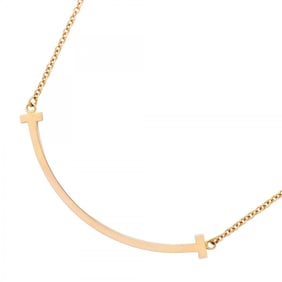 Tiffany T Smile Small Necklace in 18K Pink Gold for Women