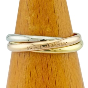 Cartier Trinity Ring, Size 12.5, 18k Gold, Women's, CARTIER