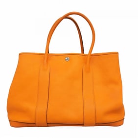 Hermes Hermès Garden PM Negonda Orange Tote Bag with O Stamp for Women