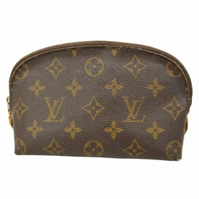 Louis Vuitton Monogram Pochette Tick PM M47515 Brown Women's Pouch