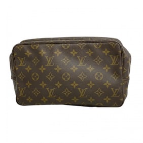 Louis Vuitton Monogram True Toilet Wallet 28 M47522 Brown Women's Pouch