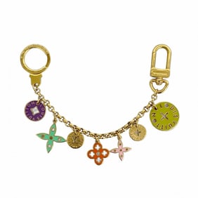Louis Vuitton Porte Cressenne Looping Keychain M66005 Multicolor Gold for Women