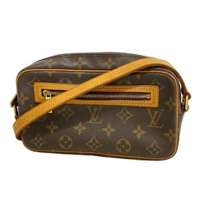 Louis Vuitton Monogram Pochette Cite Shoulder Bag M51183 Brown Women's