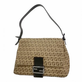 Fendi Zucchino Mamma Bucket Shoulder Bag in Brown Nylon Canvas for Women