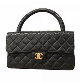 Chanel Matelasse Handbag (Parents Only) Lambskin Black Women's