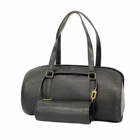Louis Vuitton Epi Soufflot Handbag M52862 Noir Women's