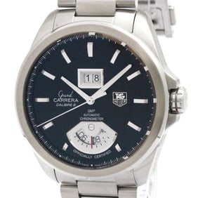 TAG HEUER Grand Carrera GMT Steel Automatic Mens Watch WAV5111