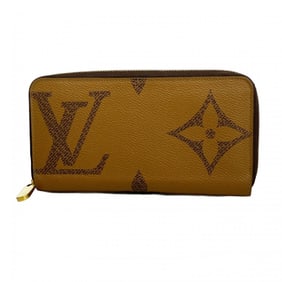 Louis Vuitton Monogram Giant Reverse Zippy Wallet M69353 Brown Women's