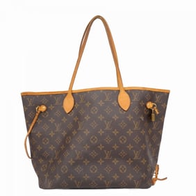 Louis Vuitton Monogram Neverfull MM Tote Bag M40156 Brown Women's