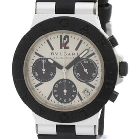 BVLGARI Aluminium Chronograph Automatic Mens Watch AC38TA