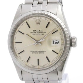 ROLEX Datejust 1603 Stainless Steel Automatic Mens Watch Vintage