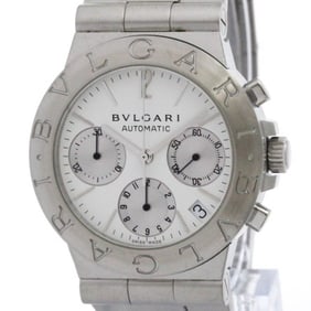 BVLGARI Diagono Sport Chronograph Automatic Watch CH35S AUTO Polished