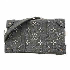 Louis Vuitton Monogram Soft Trunk Wallet Shoulder Bag M81776 Black Men's