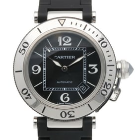 Cartier Pasha Seatimer Watch, Stainless Steel, 2790, Automatic, Overhauled and Refinished, Men's,