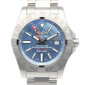 Breitling Avenger II GMT Men's Stainless Steel Automatic Watch, Model A32390, Overhauled and