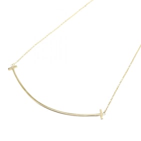 Tiffany & Co. T Smile Large Necklace in 18K Yellow Gold for Women, 60011652