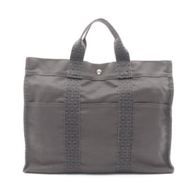 Hermes Hermès Air Line MM Tote Bag, Canvas, Men's/Women's, Gray