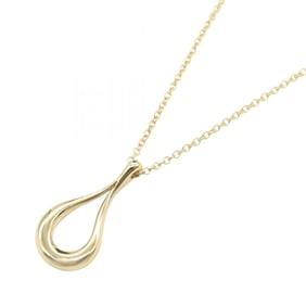 Tiffany & Co. Open Teardrop Necklace, 18K Yellow Gold, Women's, Gold