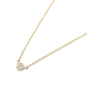 Tiffany & Co. By the Yard Diamond Necklace, 18K Yellow Gold with Diamonds, Women's, and Clear