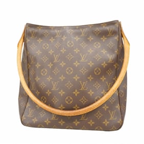 Louis Vuitton Monogram Looping GM Shoulder Bag M51145 Brown Women's