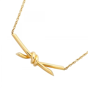 Tiffany Knot Necklace in 18KYG Yellow Gold for Women