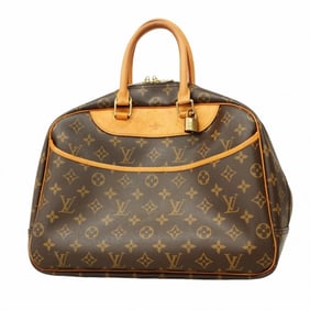 Louis Vuitton Monogram Deauville Handbag M47270 Brown Women's P1554293