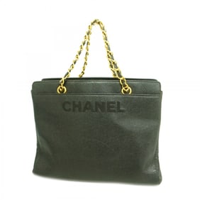 Chanel Caviar Leather Handbag with Black Chain for Women P1564733